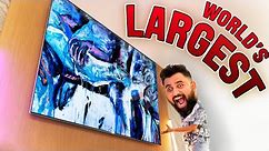 The World’s Largest OLED TV in Action!