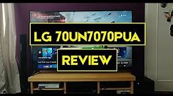 LG 70UN7070PUA Review - 70 inch UHD 70 Series 4K HDR AI Smart TV: Price, Specs + Where to Buy