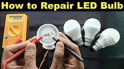 How to Repair LED Bulb at Home for Free 💡 💡 @TheElectricalGuy