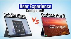 Samsung Galaxy Tab S9 Ultra VS Surface Pro 9
