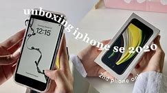 unboxing iphone se 2020 in 2024 ⋆ ˚｡⋆୨୧˚