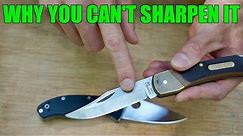 KNIFE SHARPENING TIPS | 2 reasons why you can't get your knife sharp..
