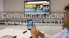 Lumia 950 XL Continuum Demo using Display Dock