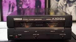 Yamaha A100a Power Amplifier with VU meters