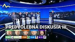 Predvolebná diskusia III. - Voľby 2023 - TV Markiza
