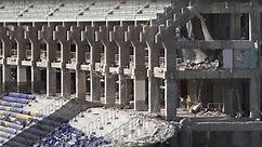 Barça - Le Camp Nou en pleine démolition