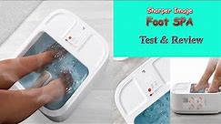 Foot SPA | Sharper Image | Rejuvenate Tired Feet with Heat and Bubbles