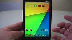 Nexus 7 2013 User Guide - The Basics