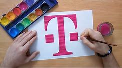 How to draw a T-Mobile logo