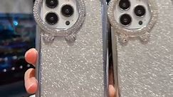 Diamond iPhone Case Cute Glitter Clear Bling Case for Girl Women Gift