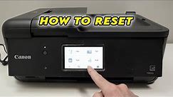 How to Reset Your Canon Pixma TR8620a & TR8622 Printer