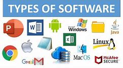 TYPES OF SOFTWARE || APPLICATION SOFTWARE || SYSTEM SOFTWARE || UTILITY SOFTWARE || COMPUTER BASICS