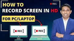 How To Do Screen Recording on Windows/PC/Laptop. Record Screen Like a Pro. Best Screen Recorder 2024