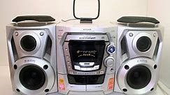 Panasonic SC-AK200 5 Disc CD Player Double Cassette Tuner Radio HiFi System