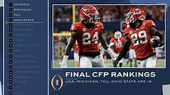 2022 College Football Playoff rankings: See who's in, full New Year's Six schedule