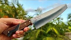 Knife making: Japanese-Style Stainless Steel Nakiri Kitchen Knife