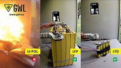 Dangerous vs. Safe batteries, Explosion and fire test!