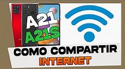 Como Compartir Internet en Samsung Galaxy A21 y A21S