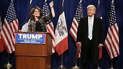 Tina Fey returns to perfectly parody Sarah Palin on Saturday Night Live - video