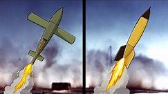 Evil German weapons, the V1 and V2 rockets