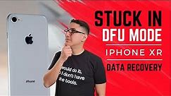 This iPhone XR Does Not Turn ON. Stuck In DFU Mode Solution Without Losing Data.