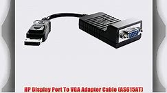 HP Display Port To VGA Adapter Cable (AS615AT)