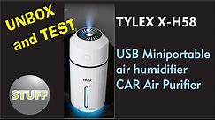TYLEX X-H58 USB Miniportable air humidifier/Car air purifier 320mL | STUFF