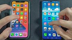 Iphone 11 vs Huawei P30 Pro Comparison Speed Test