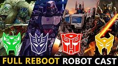 All 50+ Reboot Universe Transformers As Of 2024 | All Cast Robots, Factions & Confirmed Characters!
