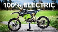 This ELECTRIC DIRTBIKE is Wild!