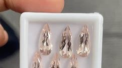 Swaraj Exports on Instagram: "😍♥️ Natural Peach Morganite long pear🤩 , 12x5mm , 7.64 carats , amazing shade 😍 , clean💚💚💚💚 . .. .. .. .. Kindly dm for details 💜💚 ❤️ #Imperialtopaz#imperial #beryl#topaz #Emeraldoval#emeraldjewelry#rubellite #preciousgems#preciousstone#jewelry#fashion#jewel#gems#columbianemerald#gemme#bijoux#necklace#ring#earrings#goldjewelry#silverjewelry#GRS#"
