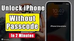 How to Unlock iPhone without Passcode| Any iPhone Unlocked! No Software Used| Unlock iPhone Passcode