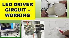 [394] LED Driver Circuit Explained / Working PT4554D /PT4554C LED Driver IC