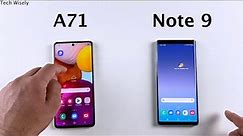 SAMSUNG A71 vs Note 9 - SPEED TEST - in 2021