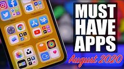 10 MUST Have iPhone Apps - August 2020 !
