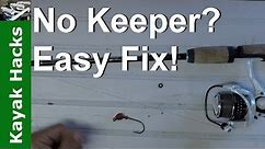 How to make a Hook Keeper for a Fishing Rod in seconds
