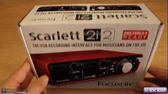 Scarlett 2i2 Unboxing / Review - Focusrite Audio Interface - Setup / Overview