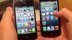 iPhone 5 vs iPhone 4 Side by Side Comparison