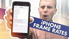 How to change video FRAME RATES on an iPhone!
