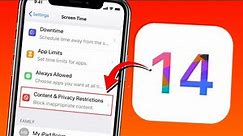 How to disable restricted mode on iPhone iOS 15 | How to turn OFF restrictions on iPhone iPad iOS 16