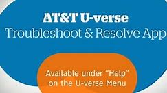 AT&T U-verse Troubleshoot and Resolve app brings tech support via set-top box
