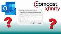 Comcast Xfinity Email Not Working in Outlook FIX! (2022)