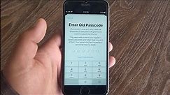 iPhone Stuck on Enter Old Passcode.