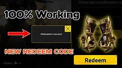 Today's New Working Redeem Code for Prizefighters Golden Bull | Working Redeem Code Codm 2023