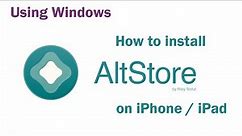How to install AltStore | Tutorial (no jailbreak needed)