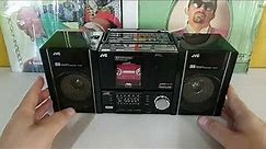 Rádio boombox JVC PC100 - anos 80