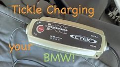 Trickle charging your BMW