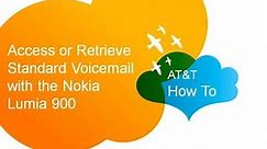 Access or Retrieve Standard Voicemail with the Nokia Lumia 900: AT&T How To Video Series
