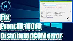 Fix Event ID 10010: The Server Did Not Register with DCOM