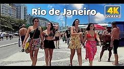 🇧🇷 Copacabana Rio De Janeiro Brazil- Walking Tour [Must Watch]